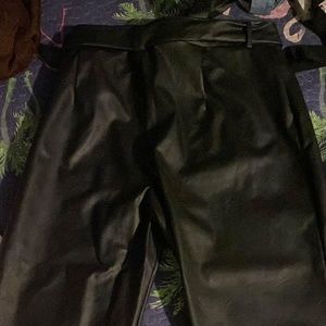 Pleather pants